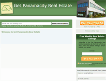 Tablet Screenshot of getpanamacityrealestate.com